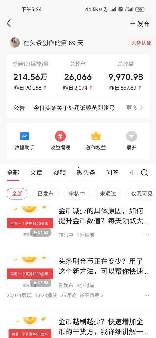 头条怎么提高收益的,五大秘籍助你轻松提升收入