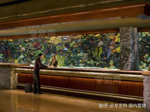 网红立地式鱼缸造景,打造家居生态新潮流